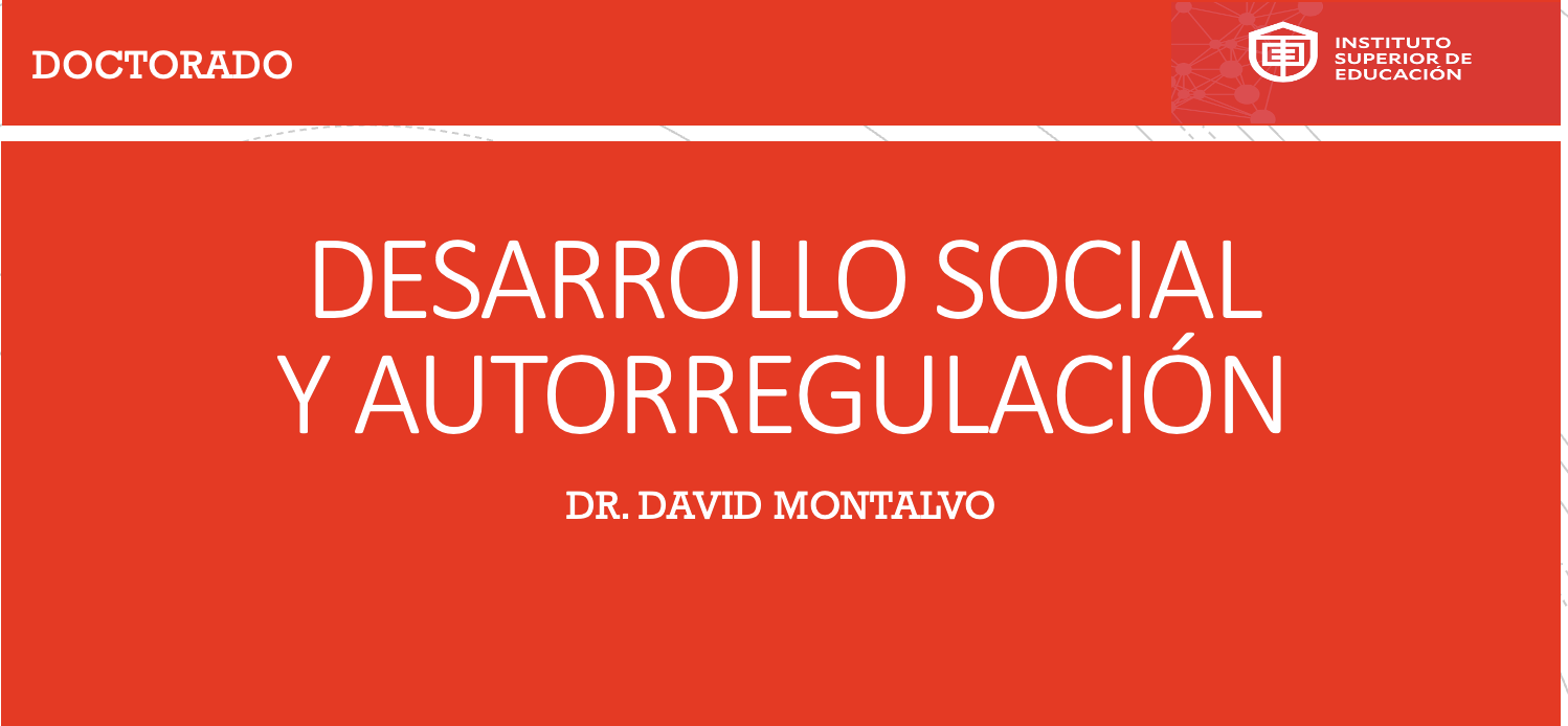 4D Desarrollo social y autorregulación