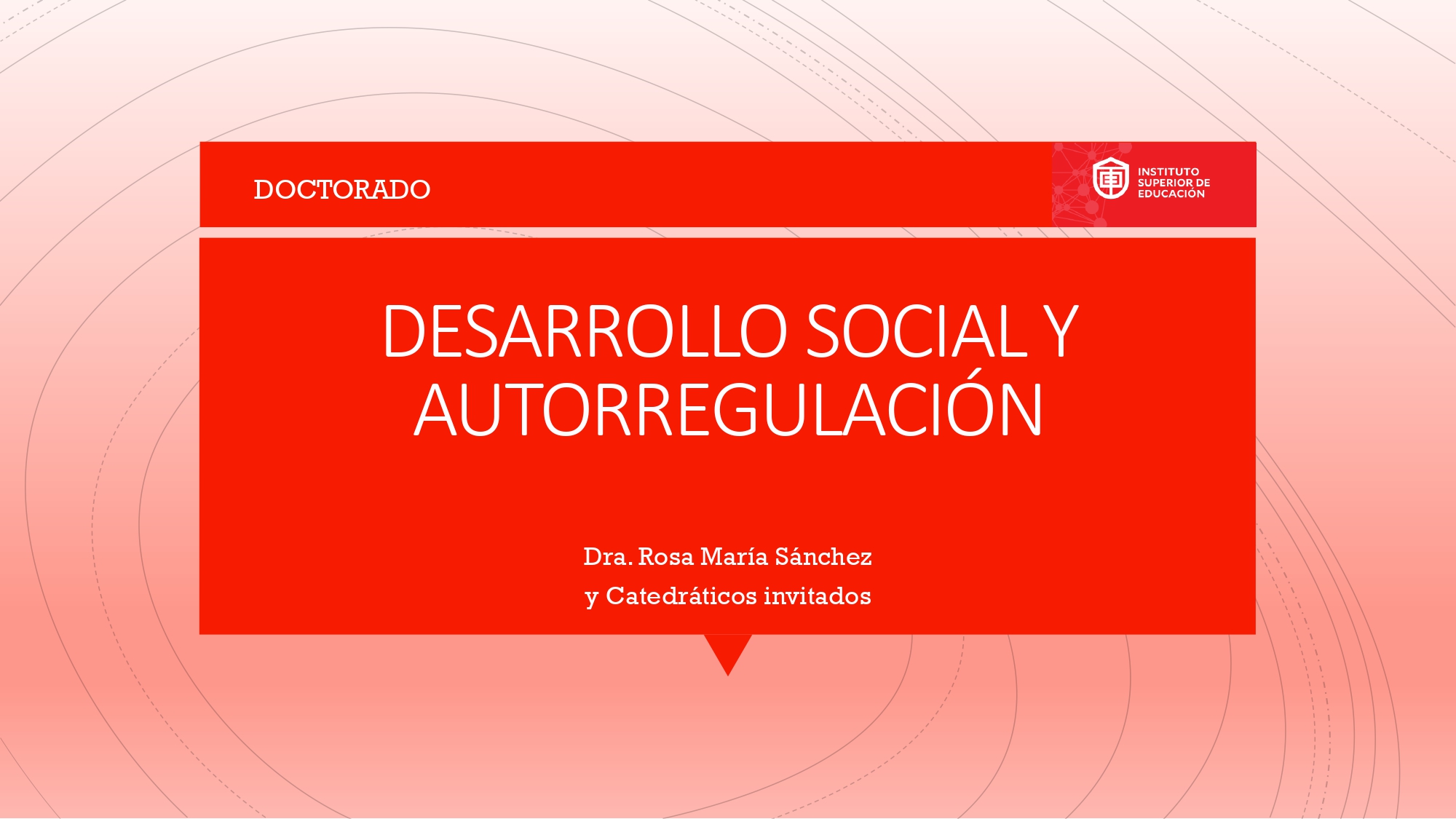 Desarrollo social y autorregulación