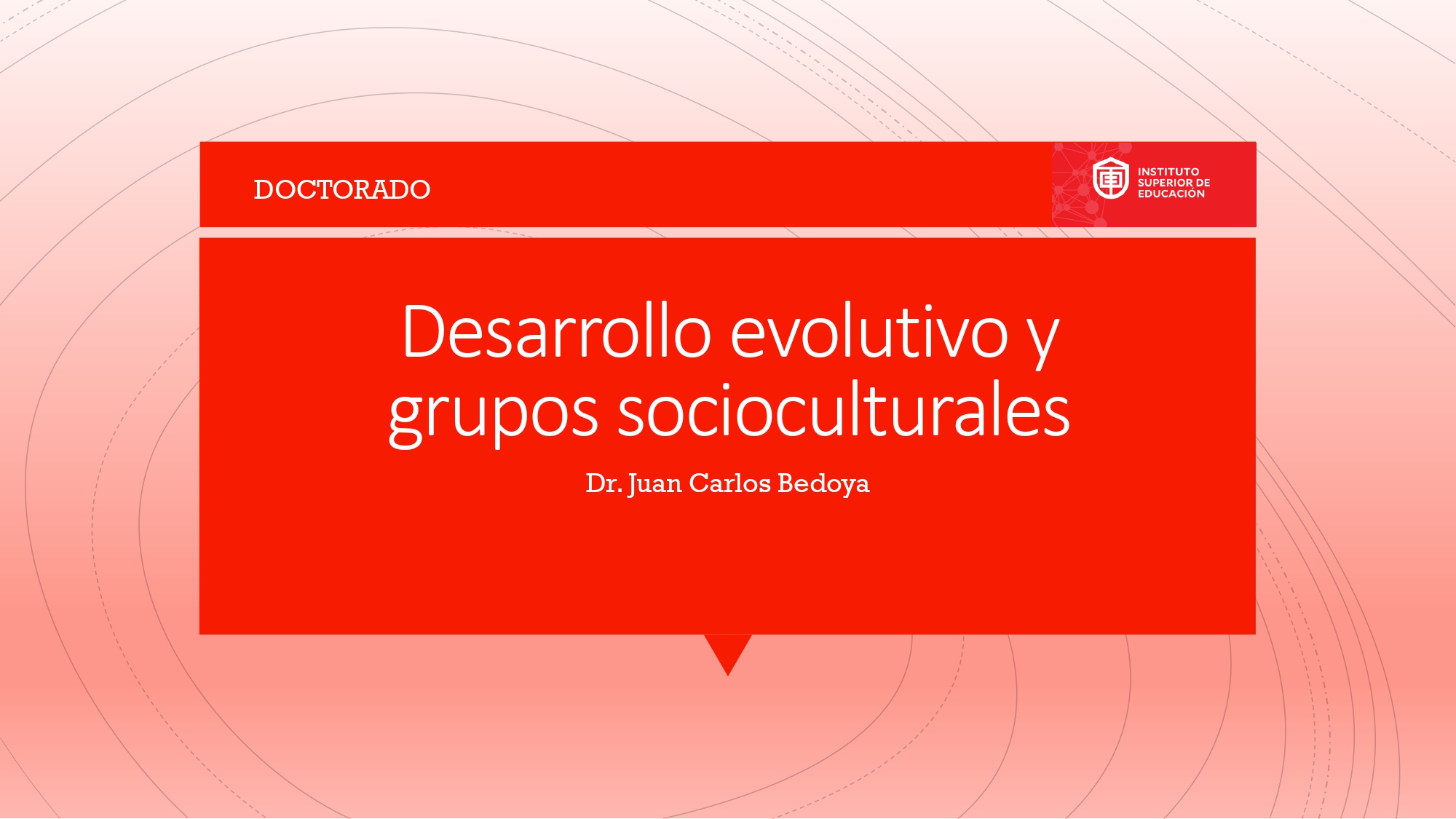Desarrollo evolutivo y grupos socioculturales