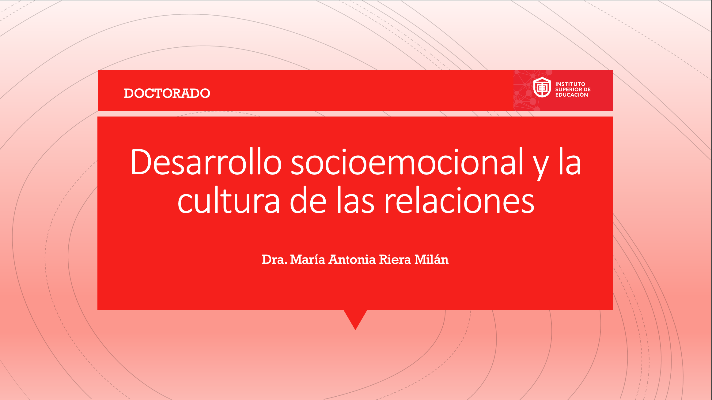 2B Desarrollo socioemocional y la cultura de las relaciones (OP. TIT. MAE)